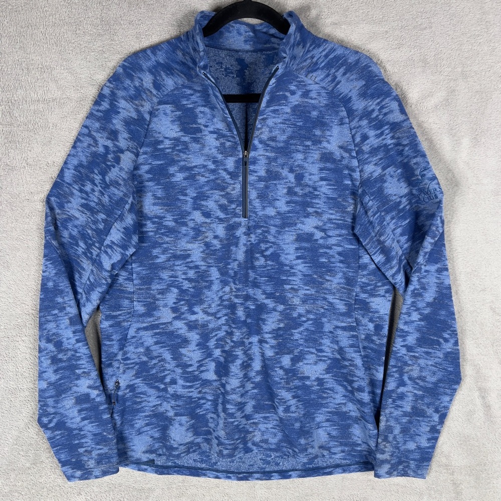 Lululemon Surge Warm 1/2‎ Zip Pullover Men's Large Blue The Players Club Course